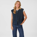 Neo Noir Anjanna Teddy Vest Navy