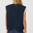 Neo Noir Anjanna Teddy Vest Navy
