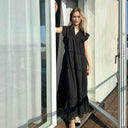 Neo Noir Ankita S Voile Dress Black