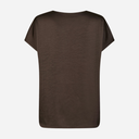 Neo Noir Annabeth Heavy Sateen Tee Dark Brown