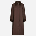 Neo Noir Anneli Cord Coat Brown