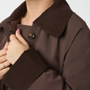 Neo Noir Anneli Cord Coat Brown