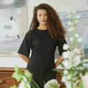 Neo Noir Asha Boxy Tee Black