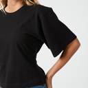 Neo Noir Asha Boxy Tee Black