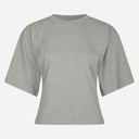 Neo Noir Asha Boxy Tee Grey Melange