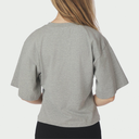Neo Noir Asha Boxy Tee Grey Melange