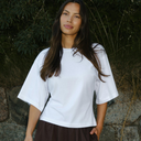 Neo Noir Asha Boxy Tee White