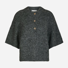 Neo Noir Benuta Fluffy Knit Cardigan Antracit melange