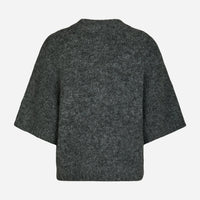Neo Noir Benuta Fluffy Knit Cardigan Antracit melange