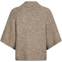 Neo Noir Benuta Fluffy Knit Cardigan Beige Melange