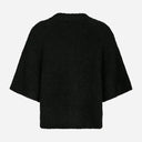 Neo Noir Benuta Fluffy Knit Cardigan Black - J BY J Fashion