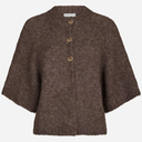 Neo Noir Benuta Fluffy Knit Cardigan Light Brown