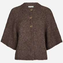 Neo Noir Benuta Fluffy Knit Cardigan Light Brown