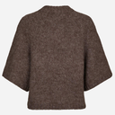 Neo Noir Benuta Fluffy Knit Cardigan Light Brown