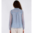 Neo Noir Bisa Big Tile Blouse Lyseblå - J BY J Fashion