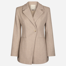 Neo Noir Bowie Herringbone S Blazer Sand - J BY J Fashion