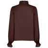 Neo Noir Brielle Satin Shirt Brun