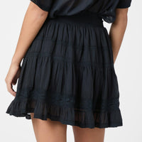Neo Noir Callia S Voile Skirt Navy