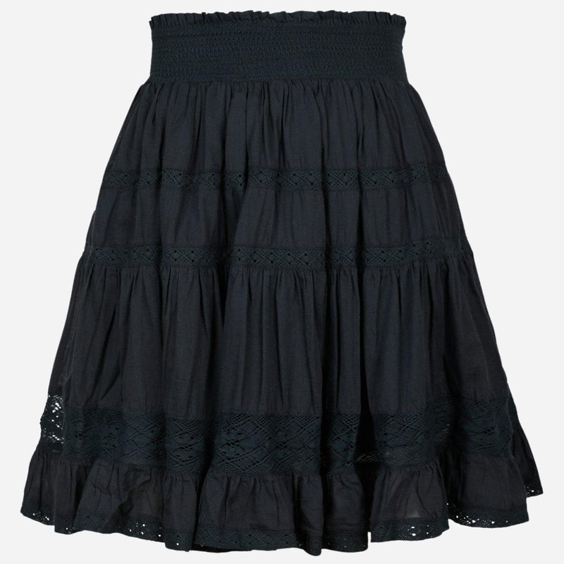 Neo Noir Callia S Voile Skirt Navy