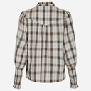 Neo Noir Camisa Big Check Blouse Off White