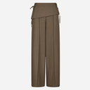 Neo Noir Deani Fold Pants Taupe