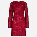 Neo Noir Dirina Big Flower Mesh Dress Red