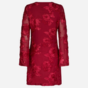 Neo Noir Dirina Big Flower Mesh Dress Red