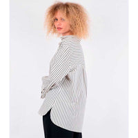 Neo Noir Dita Stripe Shirt Off White - J BY J Fashion