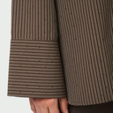 Neo Noir Dita Striped Line Shirt Dark Brown