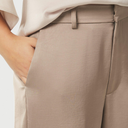 Neo Noir Emmett Heavy Sateen Pants Dark Taupe - J BY J Fashion
