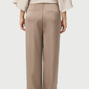 Neo Noir Emmett Heavy Sateen Pants Dark Taupe - J BY J Fashion