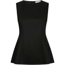 Neo Noir Esteves Poplin Top Black