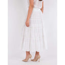 Neo Noir Felicia S Voile Skirt Hvid - J BY J Fashion