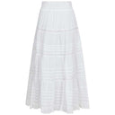 Neo Noir Felicia S Voile Skirt Hvid - J BY J Fashion