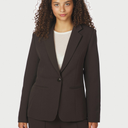 Neo Noir Francine Suit Blazer Dark Brown