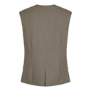 Neo Noir Gamina Structure Waistcoat Khaki - J BY J Fashion