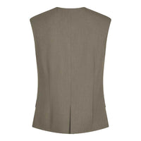 Neo Noir Gamina Structure Waistcoat Khaki - J BY J Fashion
