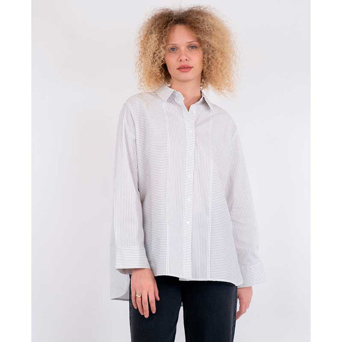 Neo Noir Gili Stripe Shirt Hvid - J BY J Fashion