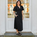 Neo Noir Illana Poplin Dress Black - J BY J Fashion