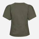 Neo Noir Irina Poplin Blouse Army