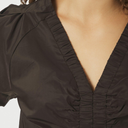 Neo Noir Irina Poplin Blouse Chocolate Brown - J BY J Fashion