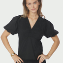 Neo Noir Irina Poplin Blouse Sort