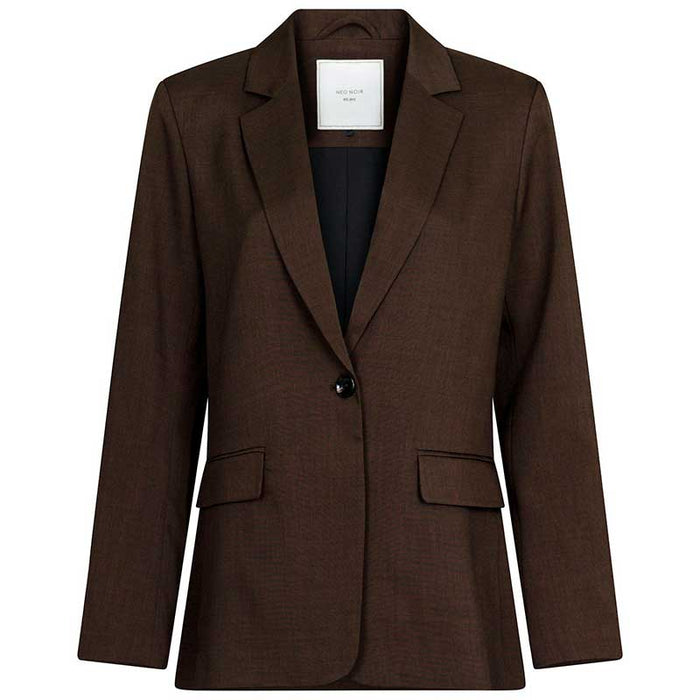 Neo Noir Jarmon Melange Blazer Brun