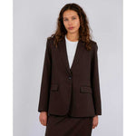 Neo Noir Jarmon Melange Blazer Brun