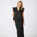 Neo Noir Jayla Bedazzled Top Black - J BY J Fashion