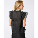 Neo Noir Jayla Bedazzled Top Black - J BY J Fashion