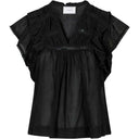 Neo Noir Jayla S Voile Top Black