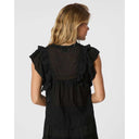 Neo Noir Jayla S Voile Top Black