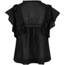 Neo Noir Jayla S Voile Top Black