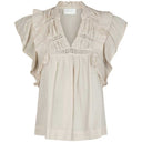 Neo Noir Jayla S Voile Top Ivory